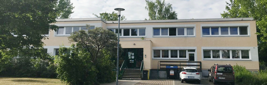 Frontansicht der Beratungsstelle in der Hans-Grundig-Straße 25 in 99099 Erfurt